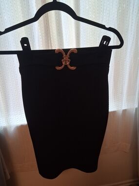 Event Mini Skirt in Black Like New